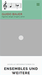 Mobile Screenshot of guidobauer.net
